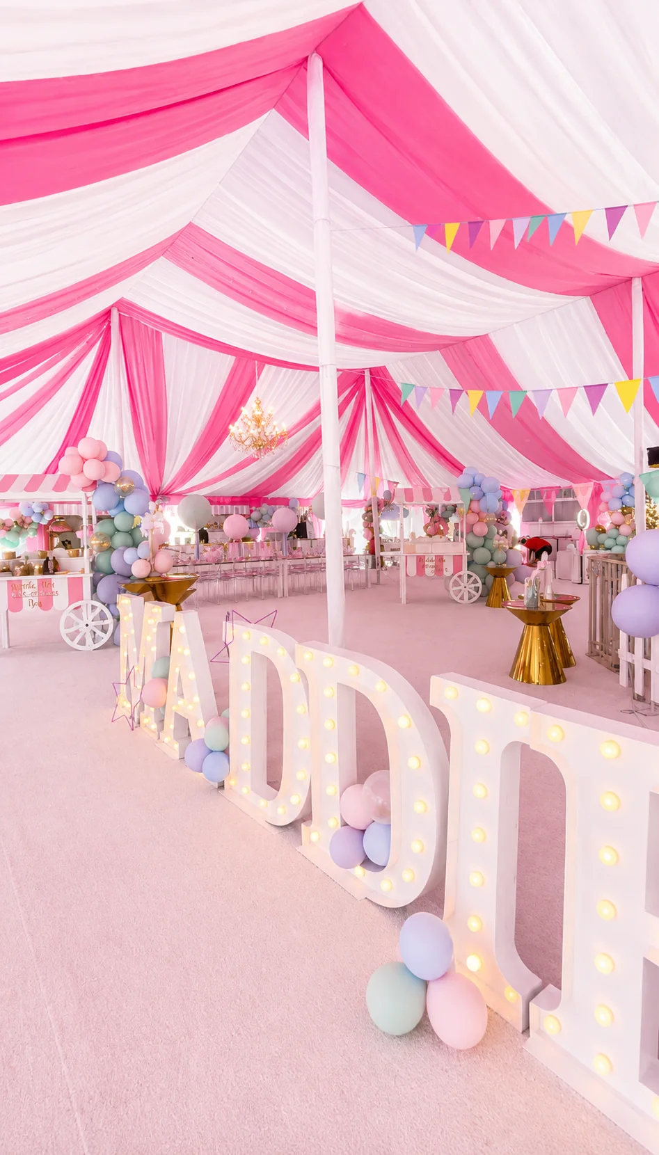 Maddie’s Sweetest Carnival Yet: celebration detail 44 from a Poppin Kids themed birthday in Houston