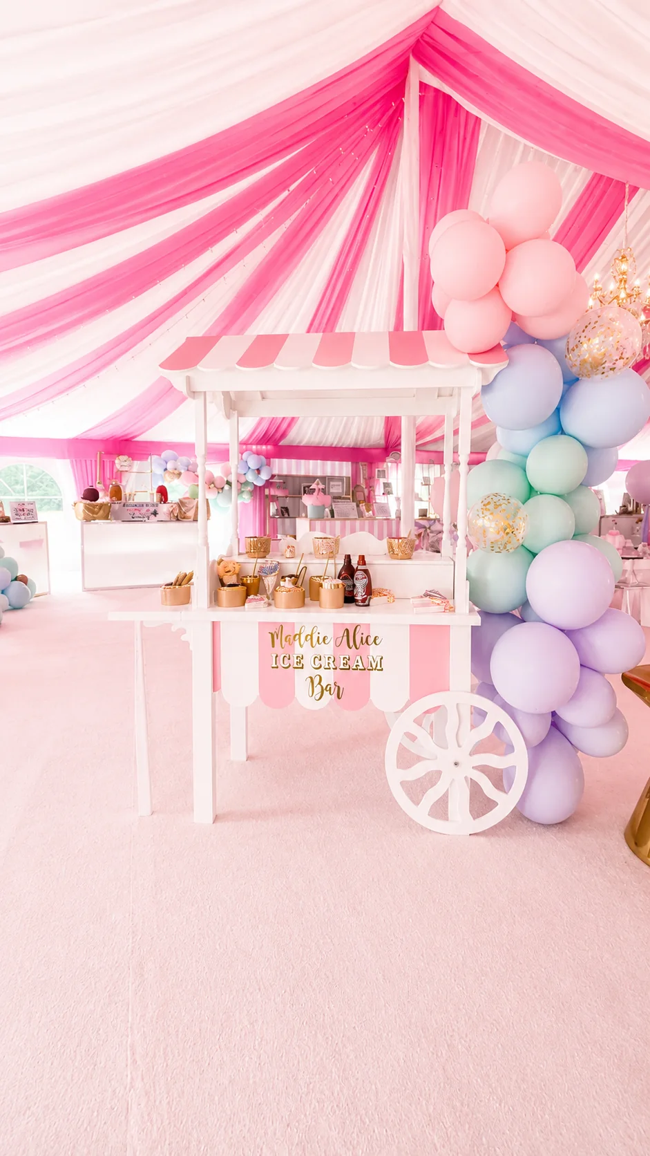 Maddie’s Sweetest Carnival Yet: celebration detail 43 from a Poppin Kids themed birthday in Houston