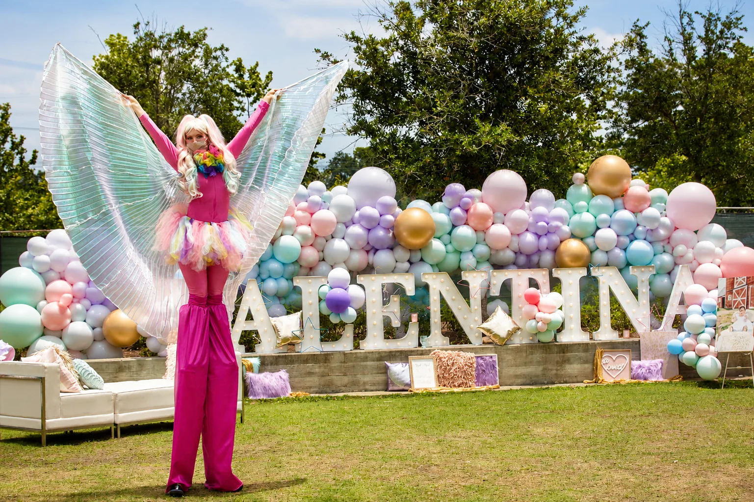 Valentina’s Unicorn Carnival First Birthday: celebration detail 3 from a Poppin Kids birthday party in Houston