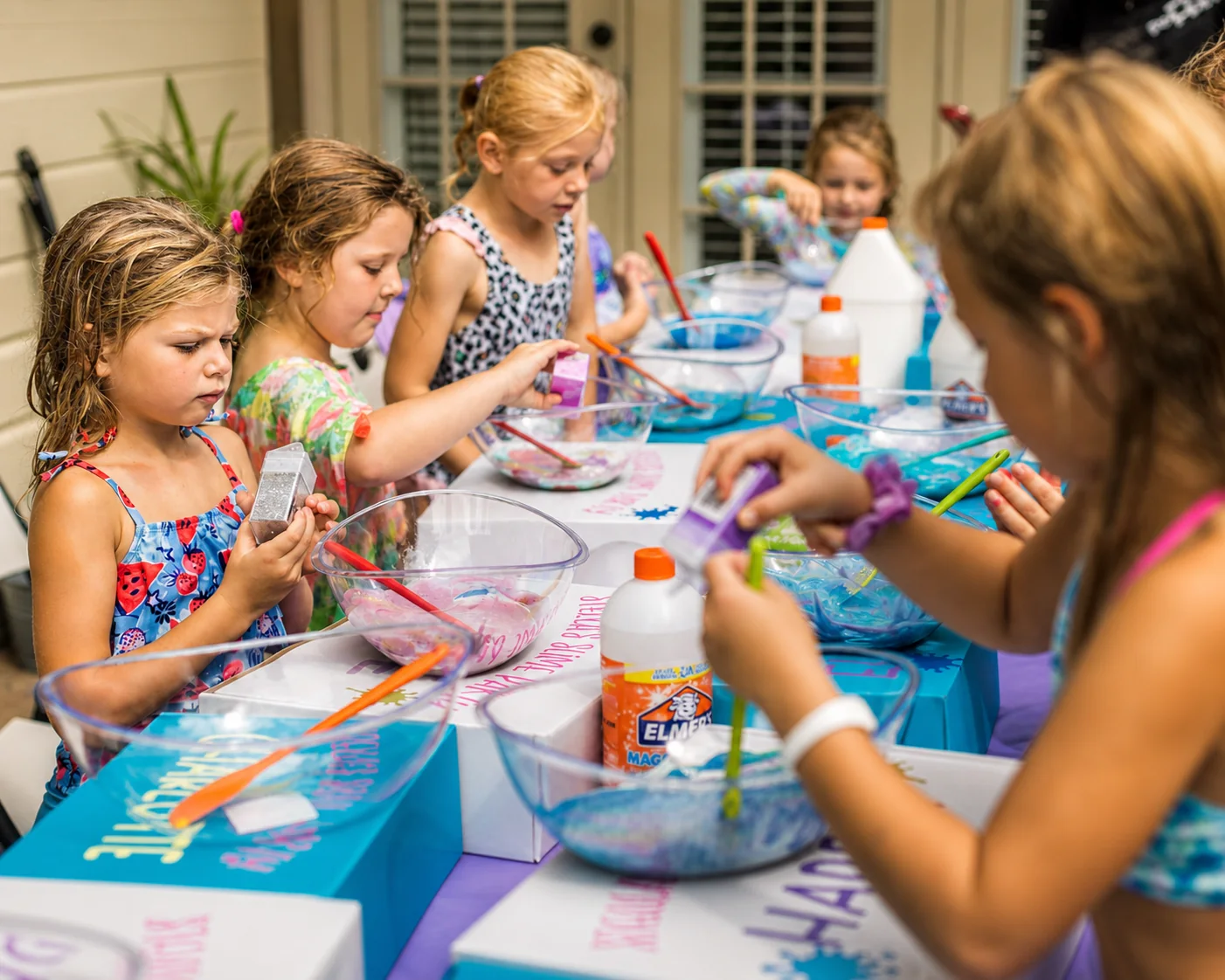 Stella’s Slime Science 7th Birthday Party: celebration detail 4 from a Poppin Kids birthday party in Houston