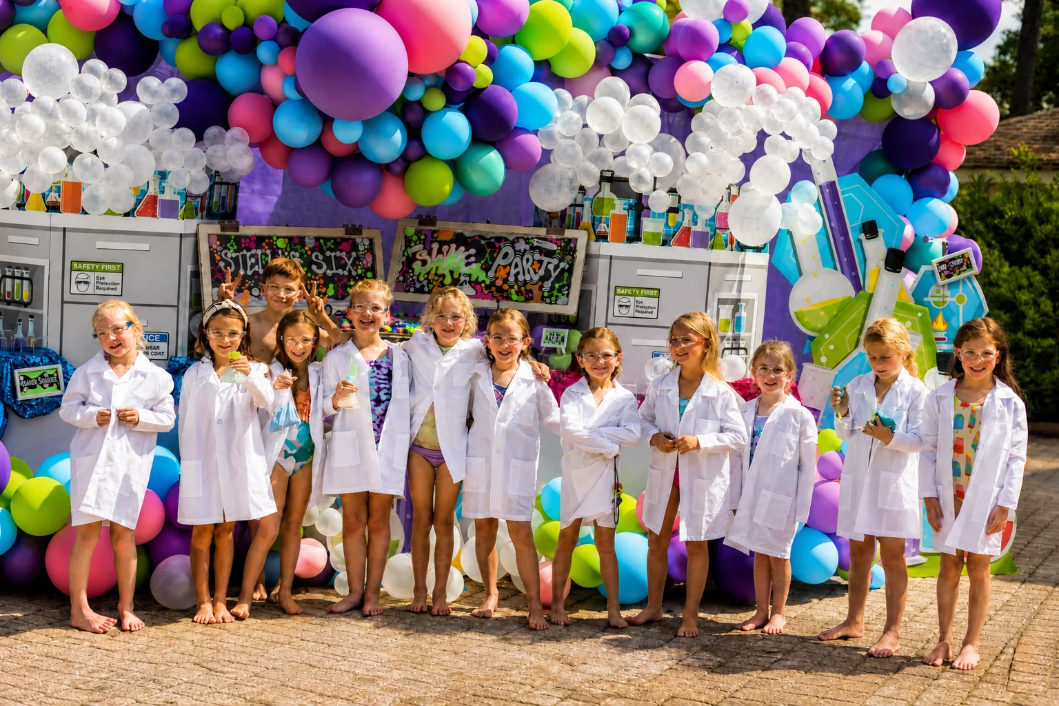 Stella’s Slime Science 7th Birthday Party: celebration detail 5 from a Poppin Kids birthday party in Houston