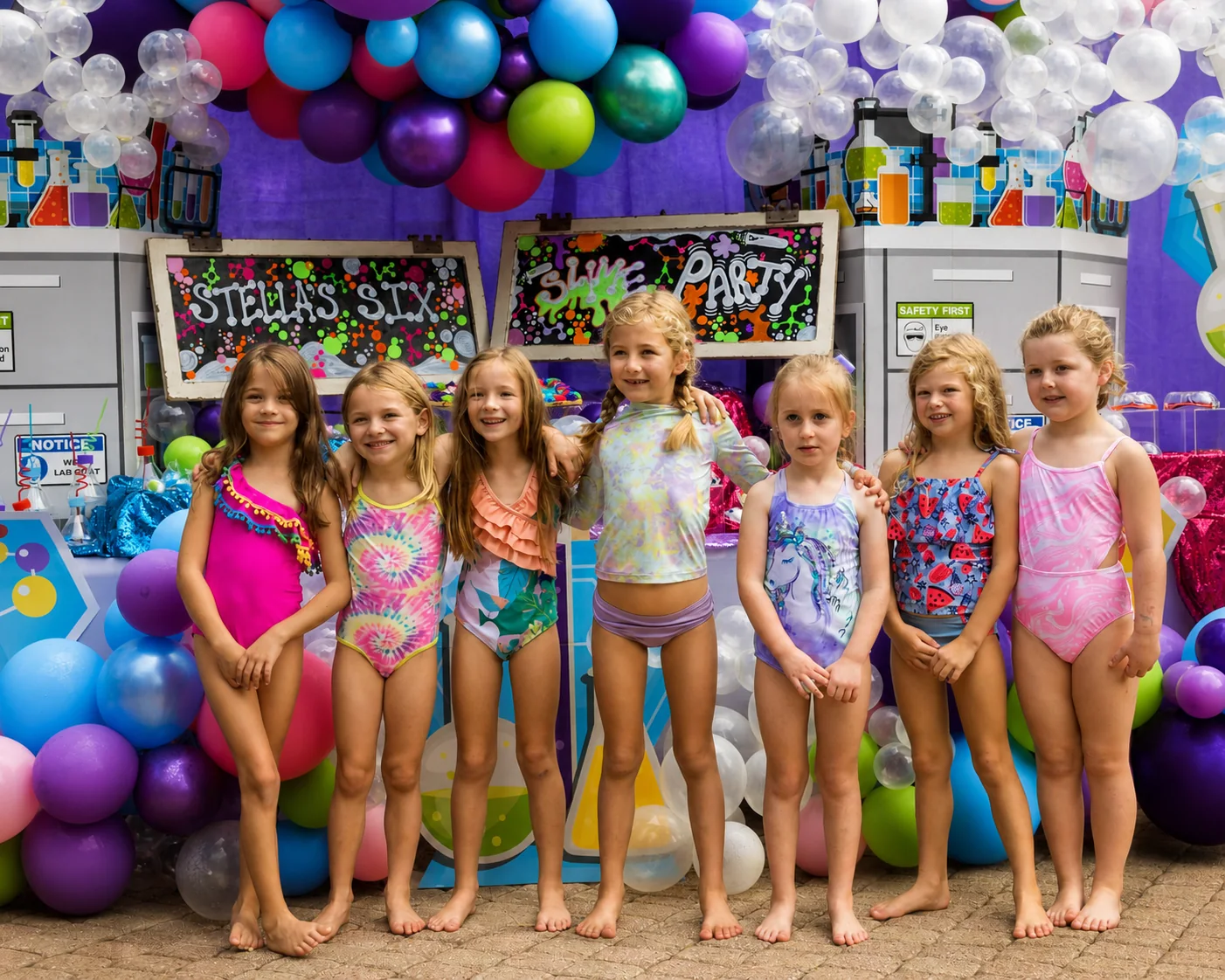 Stella’s Slime Science 7th Birthday Party: celebration detail 5 from a Poppin Kids birthday party in Houston