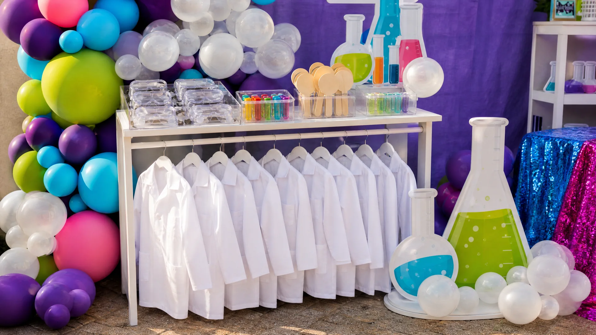 Stella’s Slime Science 7th Birthday Party: celebration detail 3 from a Poppin Kids birthday party in Houston