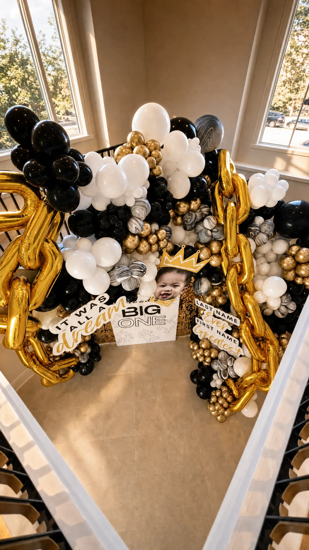 Aiden’s BIG ONE First Birthday: celebration detail 5 from a Poppin Kids birthday party in Houston