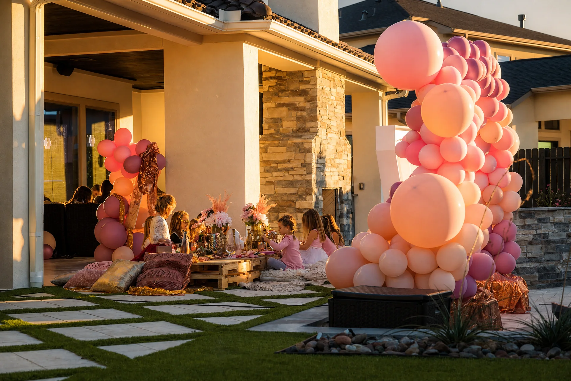 Payton’s Poolside Picnic 7th Birthday: celebration detail 15 from a Poppin Kids birthday party in Houston