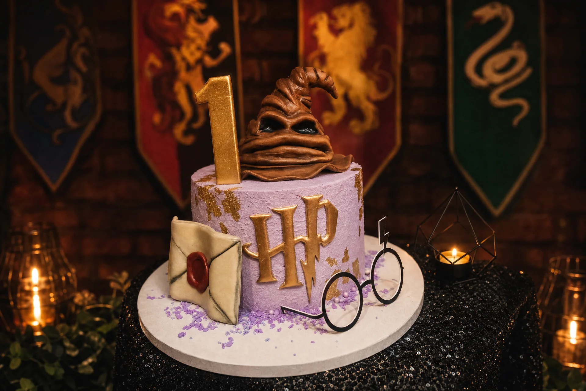 Harry Potter First Birthday Party: highlighted party detail 2 from a Poppin Kids themed birthday in Houston