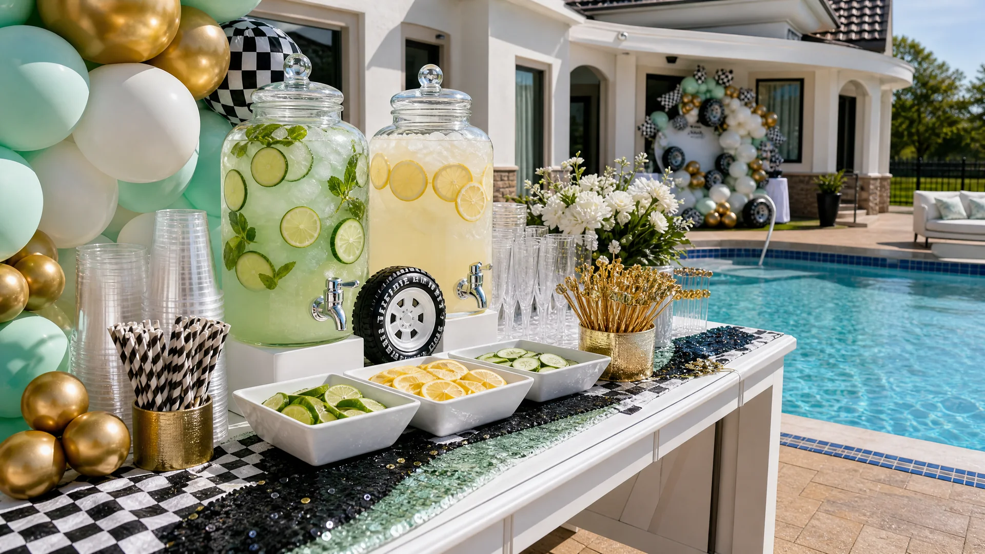 Lucas's Fast One: highlighted party detail 2 from a Poppin Kids first birthday in Houston