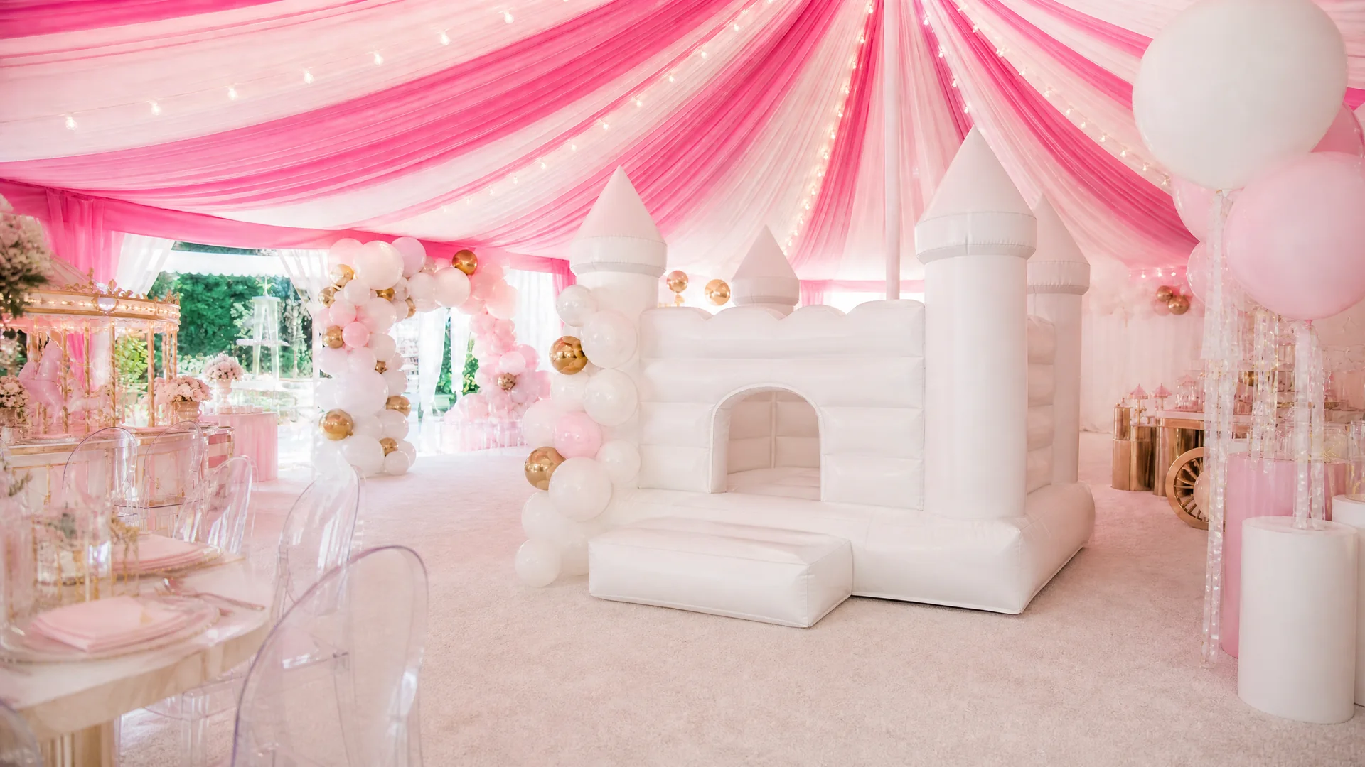 Maddie’s Sweetest Carnival Yet: celebration detail 1 from a Poppin Kids themed birthday in Houston