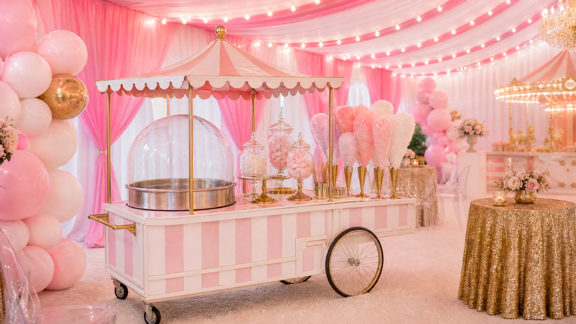 Maddie’s Sweetest Carnival Yet: celebration detail 4 from a Poppin Kids themed birthday in Houston