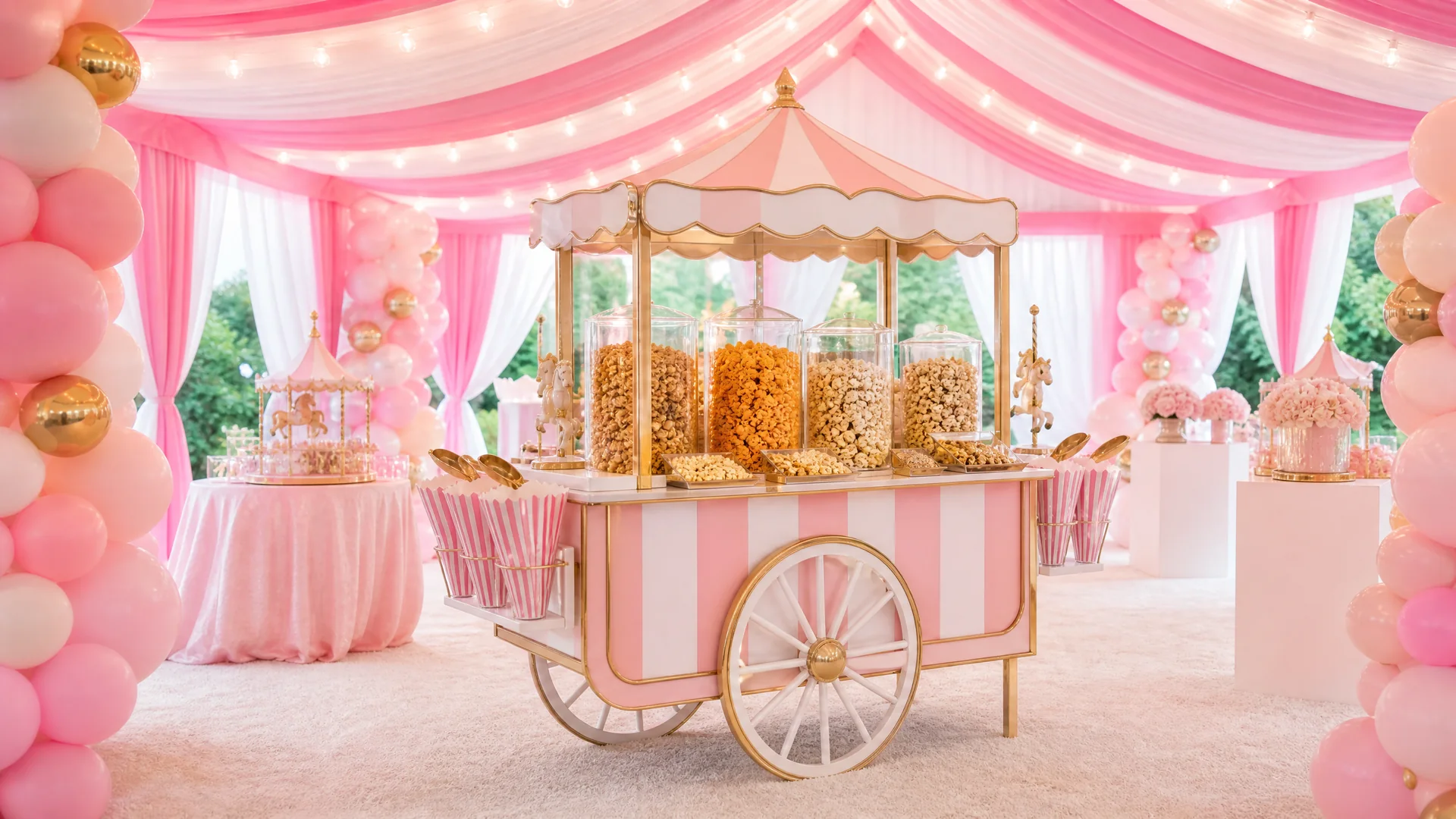 Maddie’s Sweetest Carnival Yet: celebration detail 11 from a Poppin Kids themed birthday in Houston
