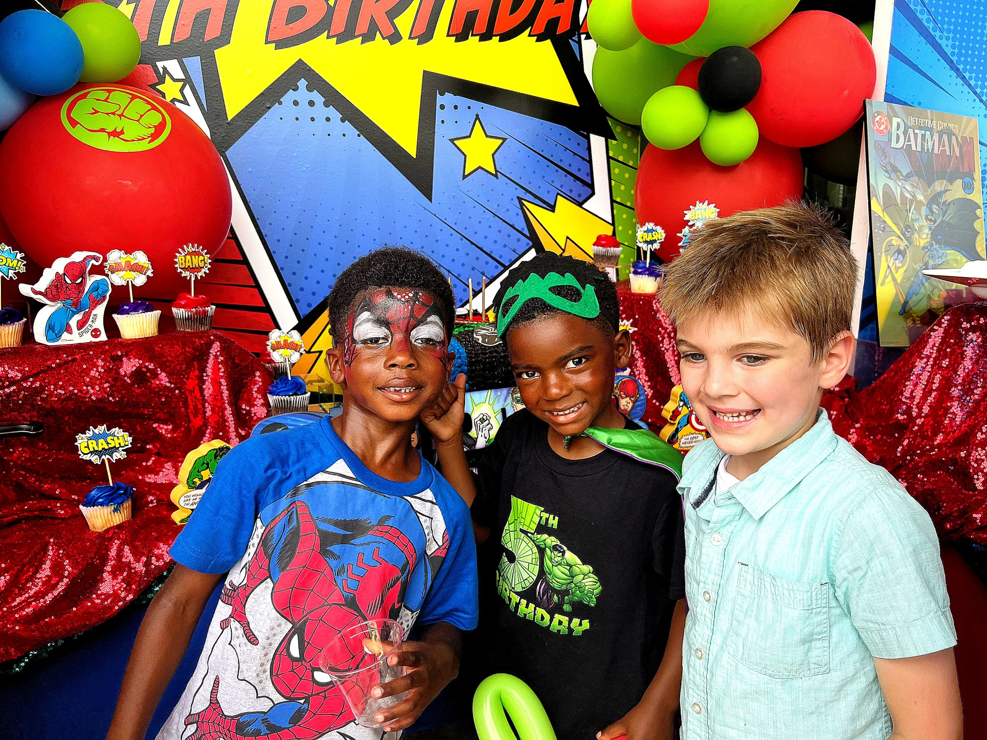 Maxwell’s 5th Superhero Birthday Party: celebration detail 12 from a Poppin Kids 5th birthday in Memorial City