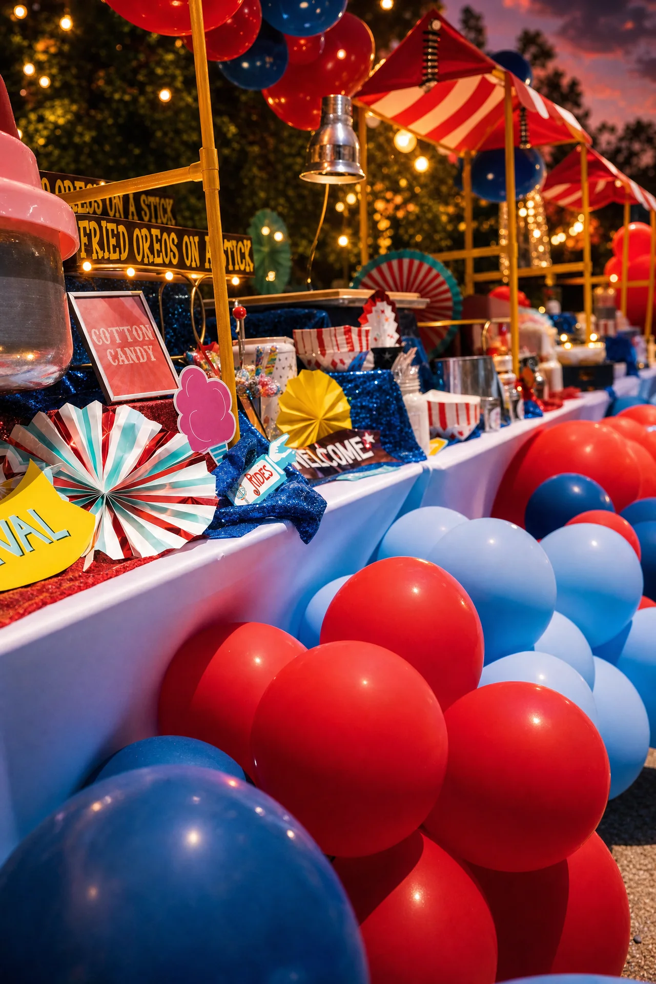Brooks’ Backyard Carnival: celebration detail 16 from a Poppin Kids themed birthday in Houston