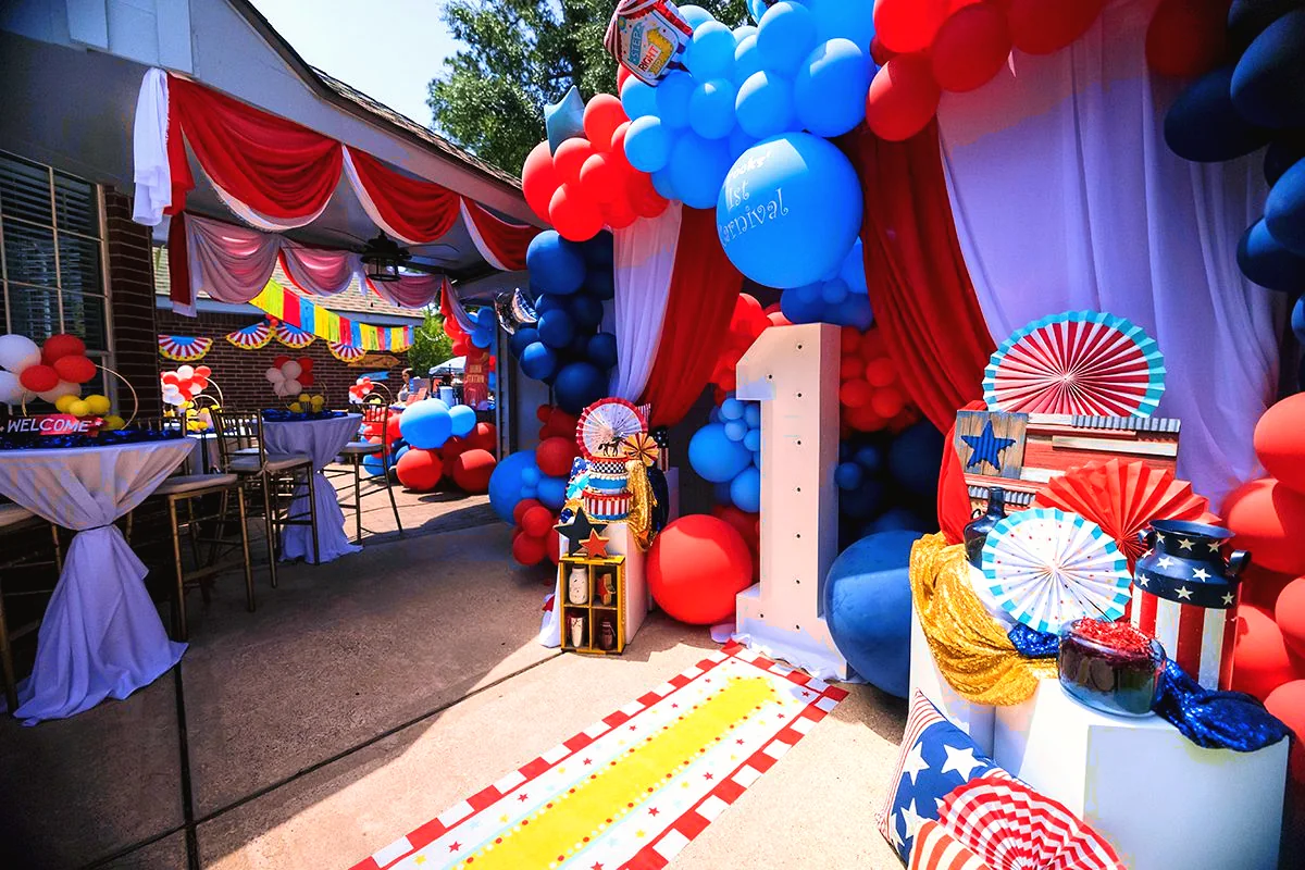 Brooks’ Backyard Carnival: celebration detail 17 from a Poppin Kids themed birthday in Houston