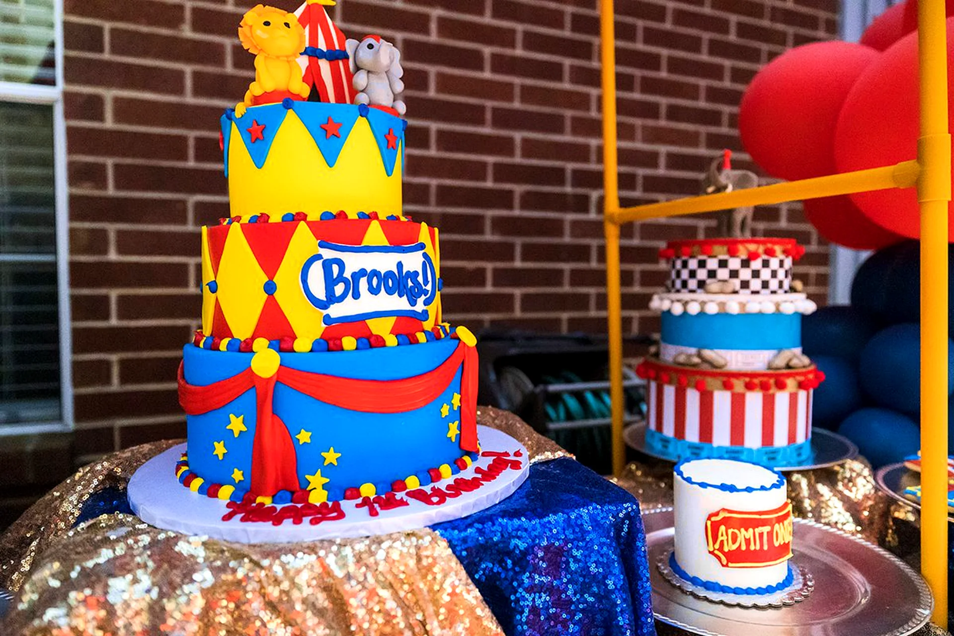 Brooks’ Backyard Carnival: celebration detail 20 from a Poppin Kids themed birthday in Houston