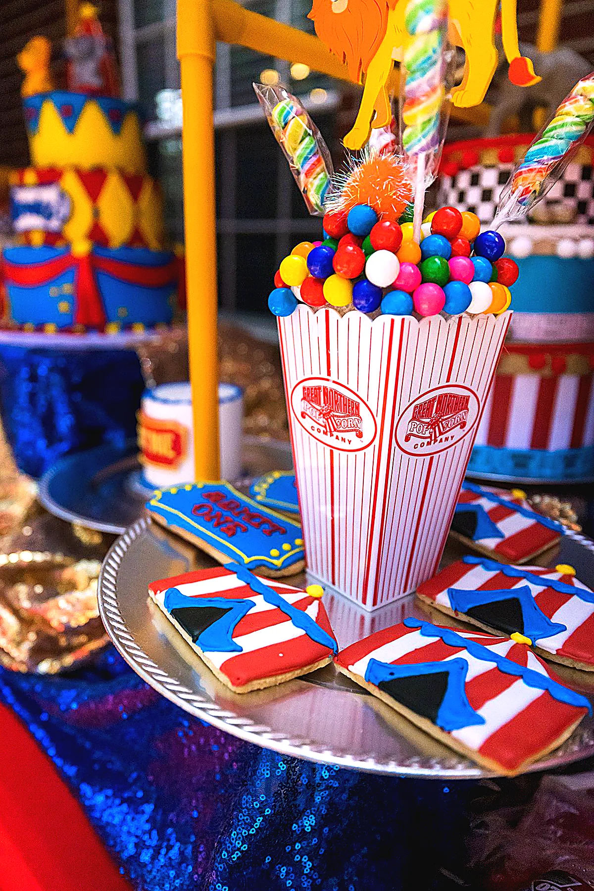 Brooks’ Backyard Carnival: celebration detail 18 from a Poppin Kids themed birthday in Houston