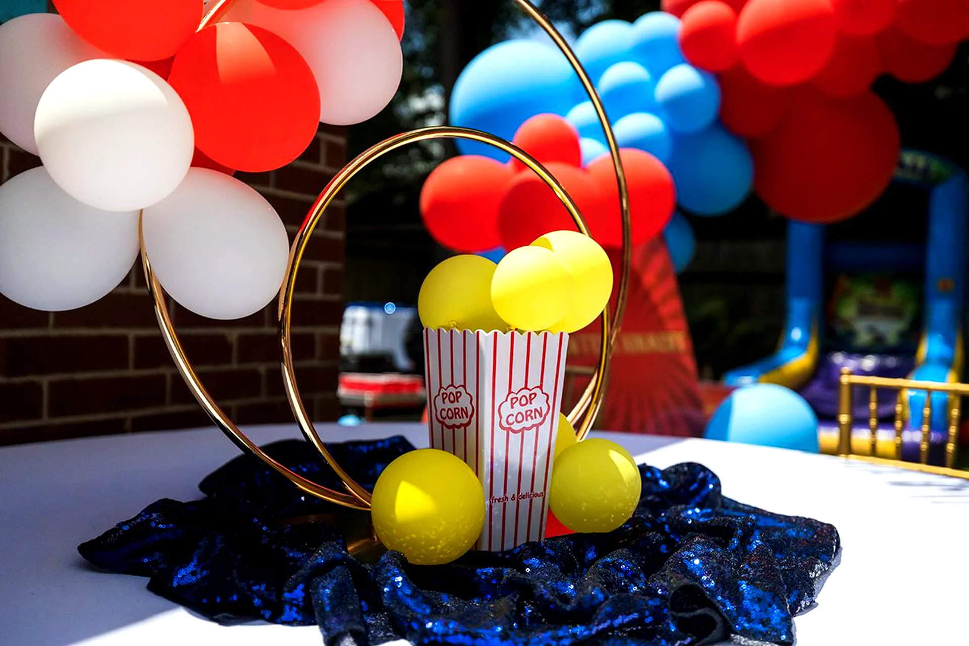Brooks’ Backyard Carnival: celebration detail 19 from a Poppin Kids themed birthday in Houston