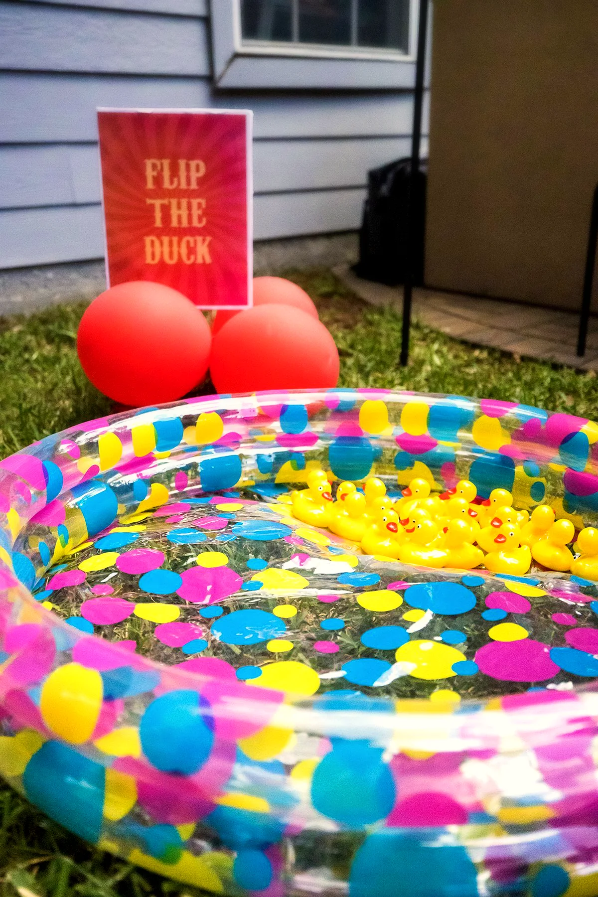 Brooks’ Backyard Carnival: celebration detail 2 from a Poppin Kids themed birthday in Houston