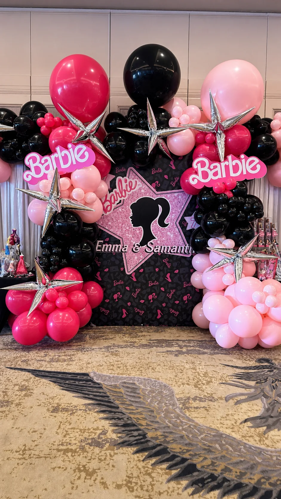 Emma & Samantha's Barbie Party: 05 barbie scene 9773