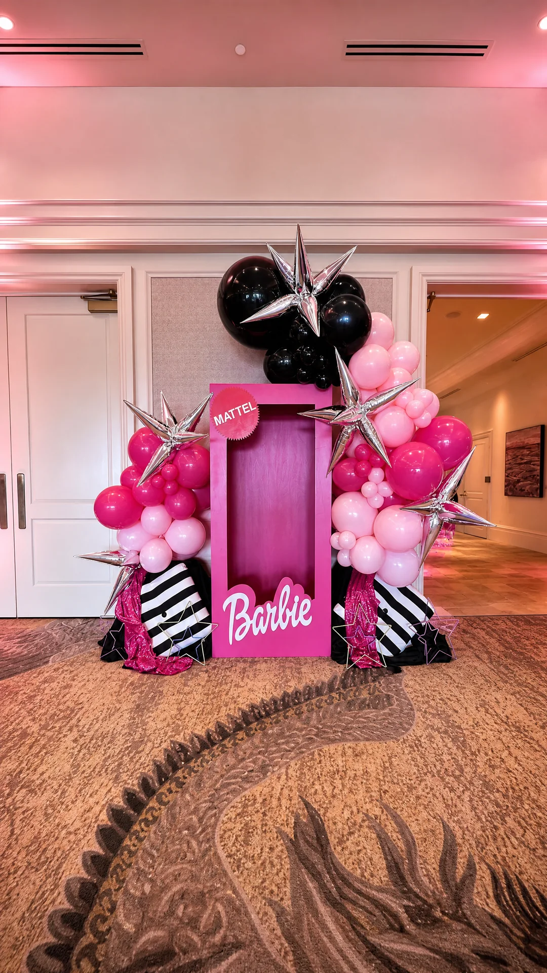 Emma & Samantha's Barbie Party: 14 barbie box entry