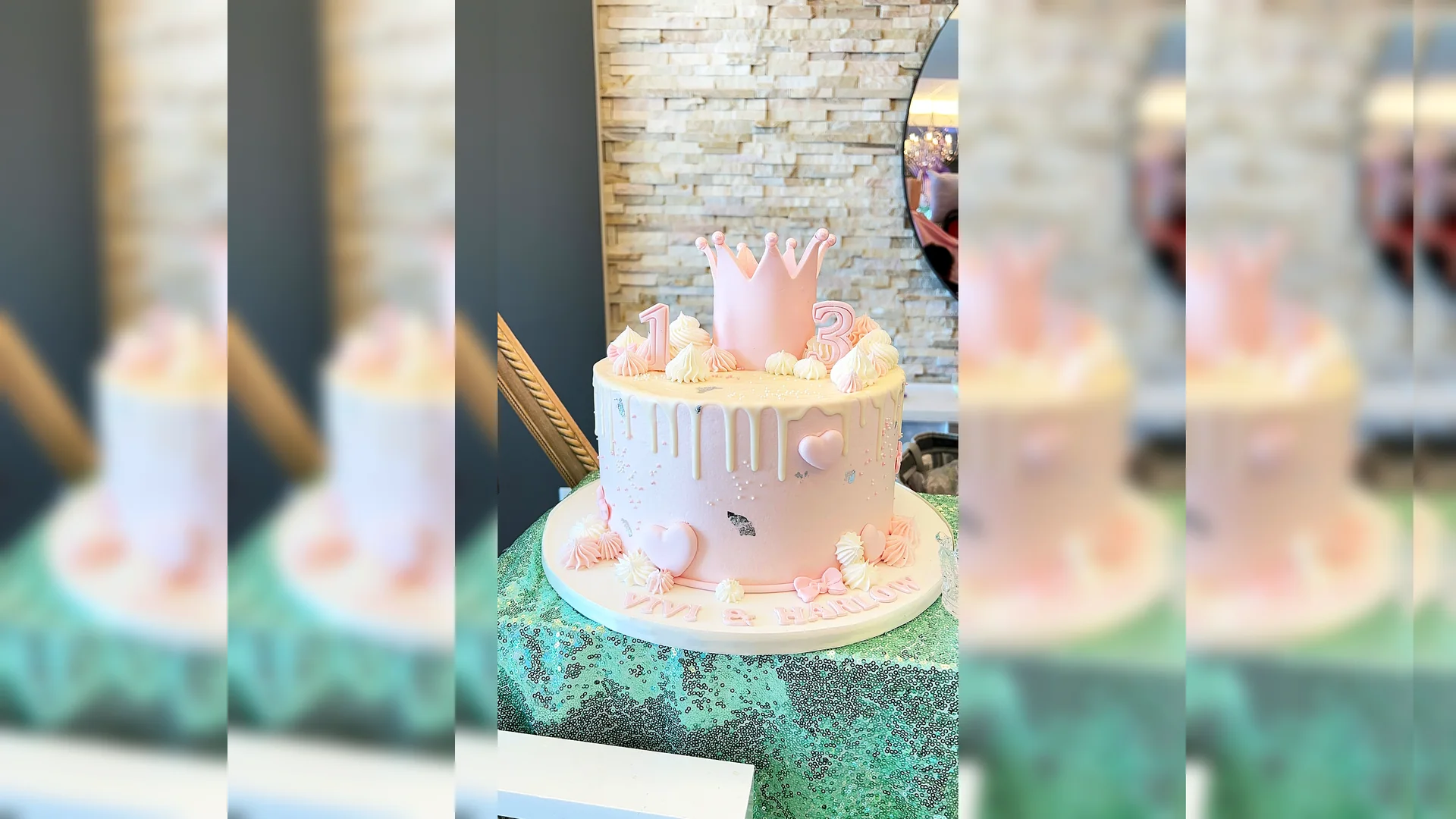 Harlow & Vivi’s Princess Birthday Party: celebration detail 9 from a Poppin Kids themed birthday in Houston
