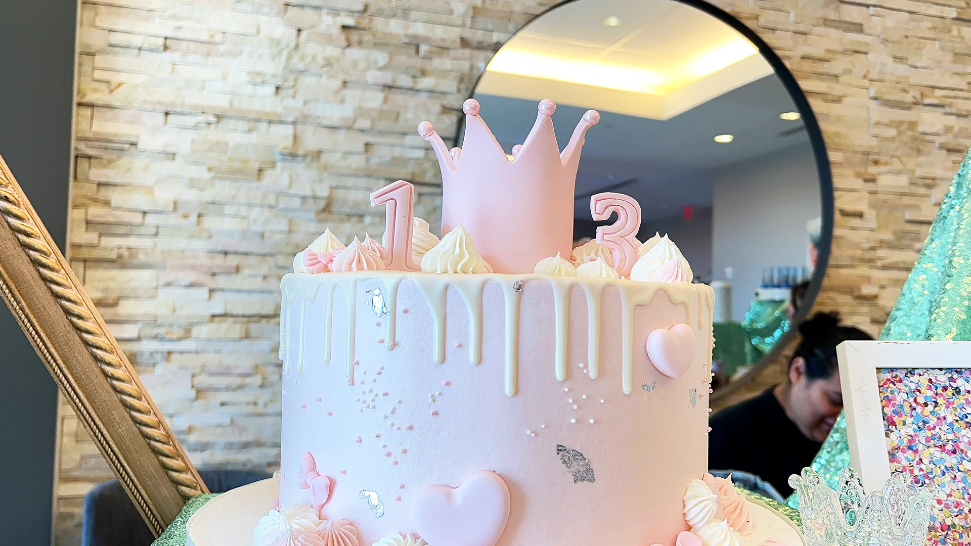 Harlow & Vivi’s Princess Birthday Party: celebration detail 28 from a Poppin Kids themed birthday in Houston