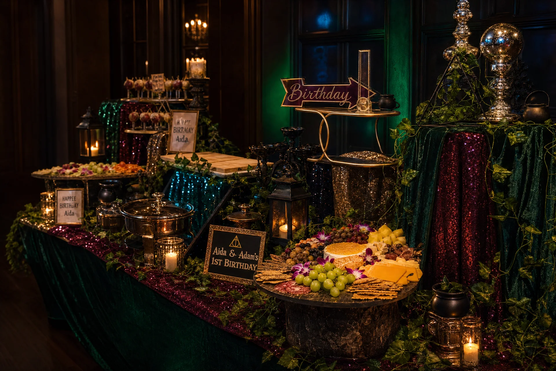 Aida & Adam's Harry Potter Birthday: 08 grazing station