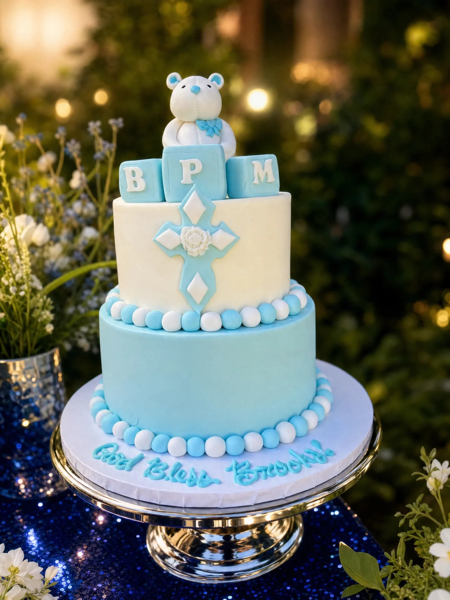 Italian-Inspired Christening Celebration: celebration detail 4 from a Poppin Kids christening in Houston
