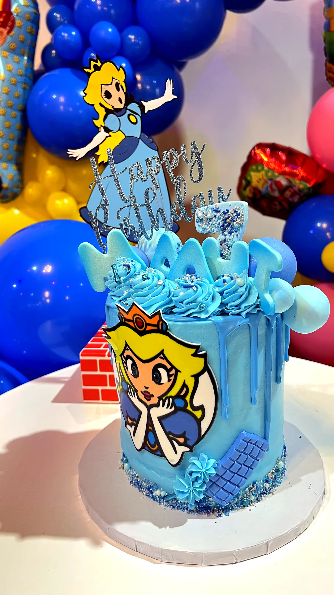 Super 7 Birthday Bash: celebration detail 32 from a Poppin Kids birthday party in Houston