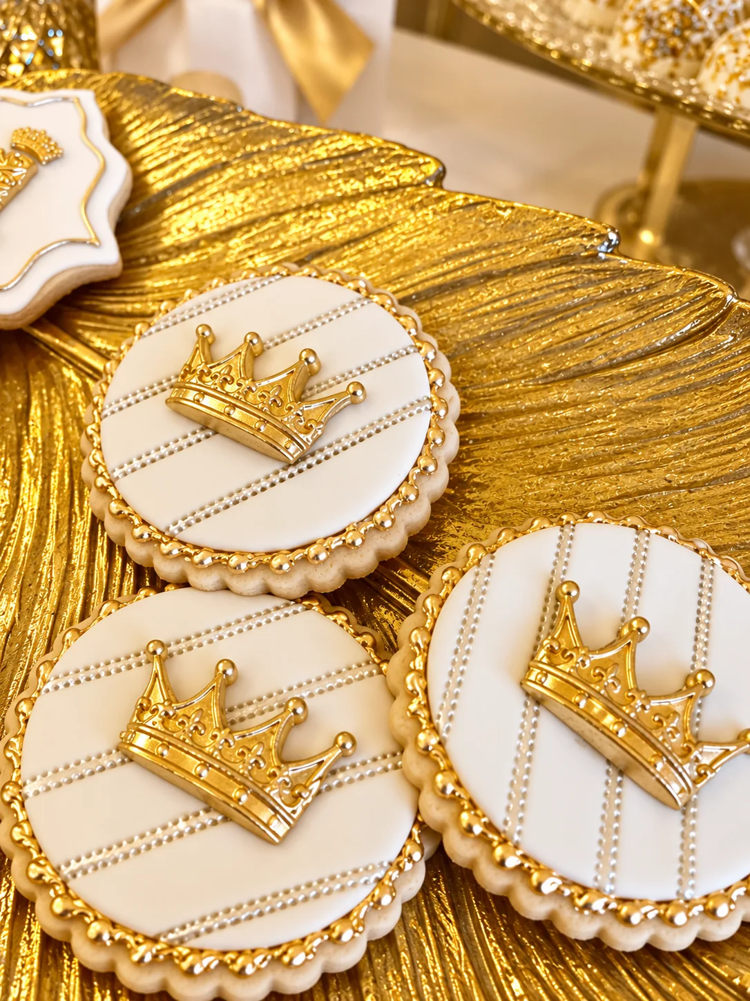 Prince Ivaan’s Royal First Birthday: celebration detail 13 from a Poppin Kids first birthday in Houston