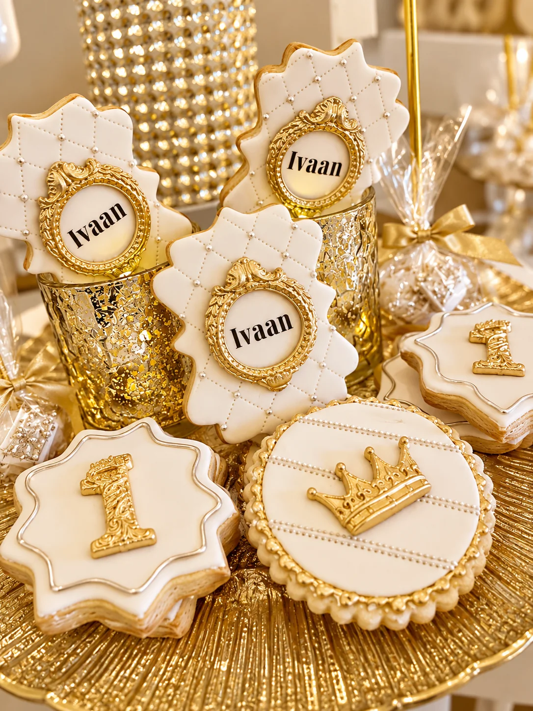 Prince Ivaan’s Royal First Birthday: celebration detail 17 from a Poppin Kids first birthday in Houston