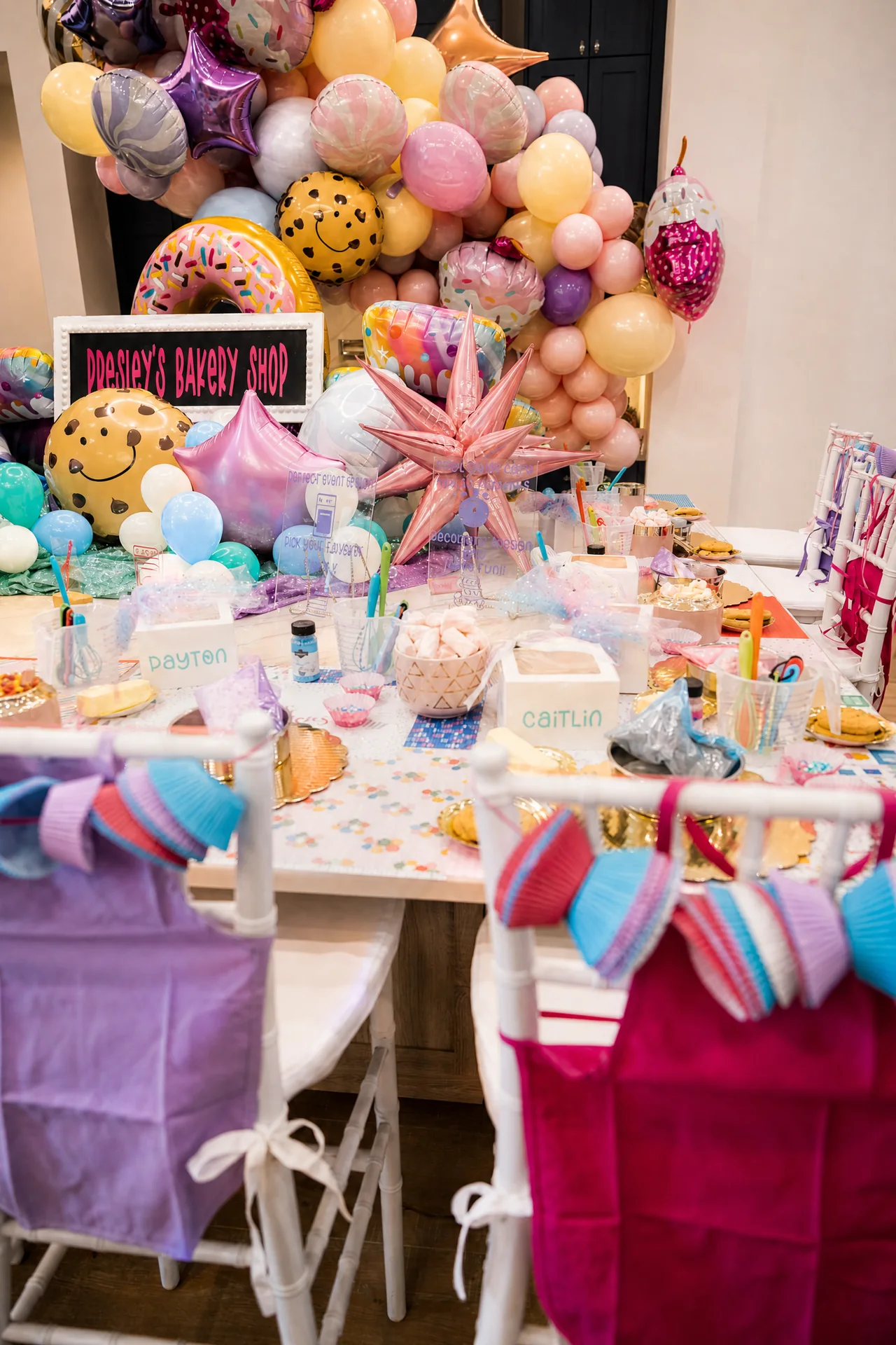 Presley’s Bake Shop Birthday Party: celebration detail 8 from a Poppin Kids birthday party in Houston