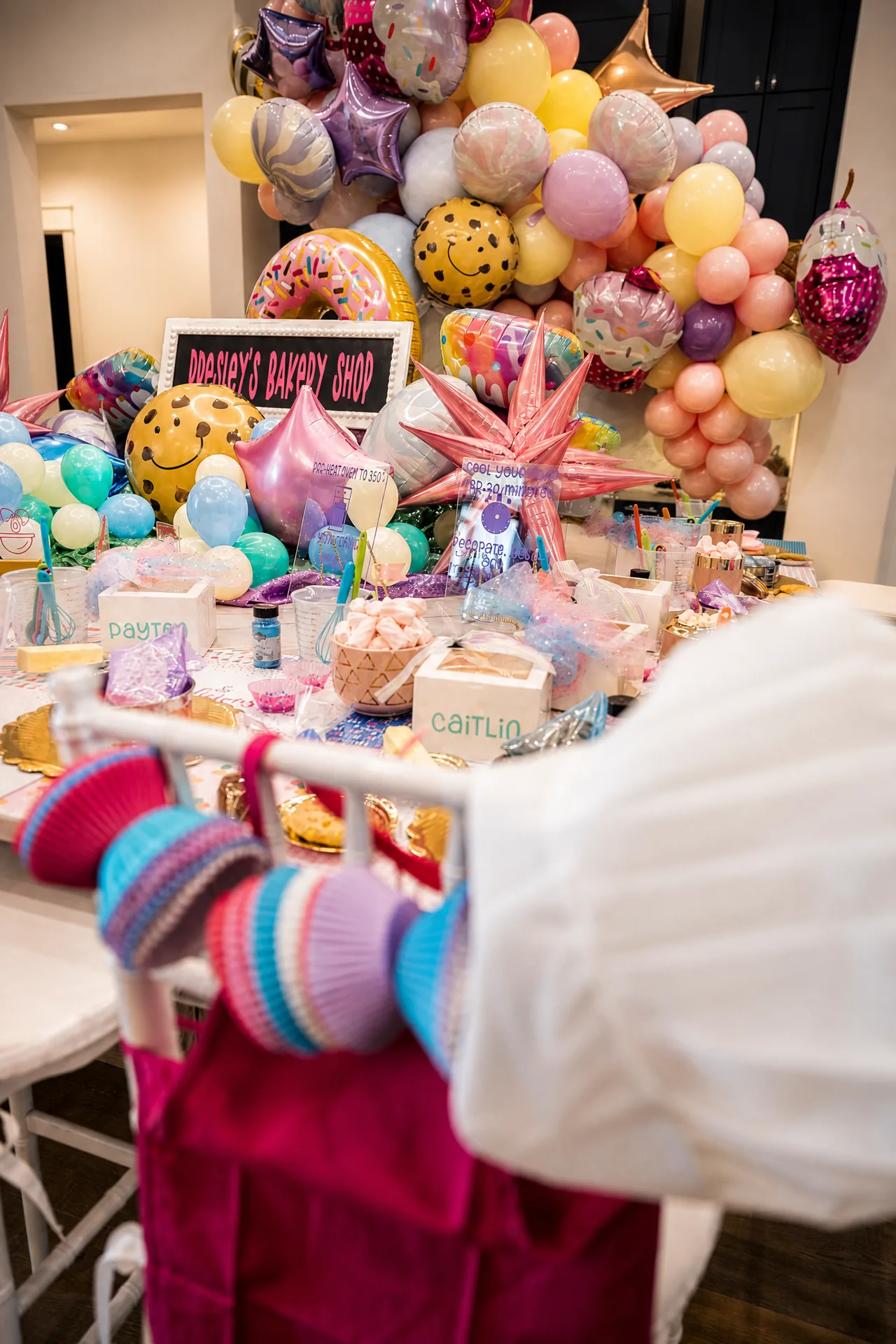 Presley’s Bake Shop Birthday Party: celebration detail 11 from a Poppin Kids birthday party in Houston