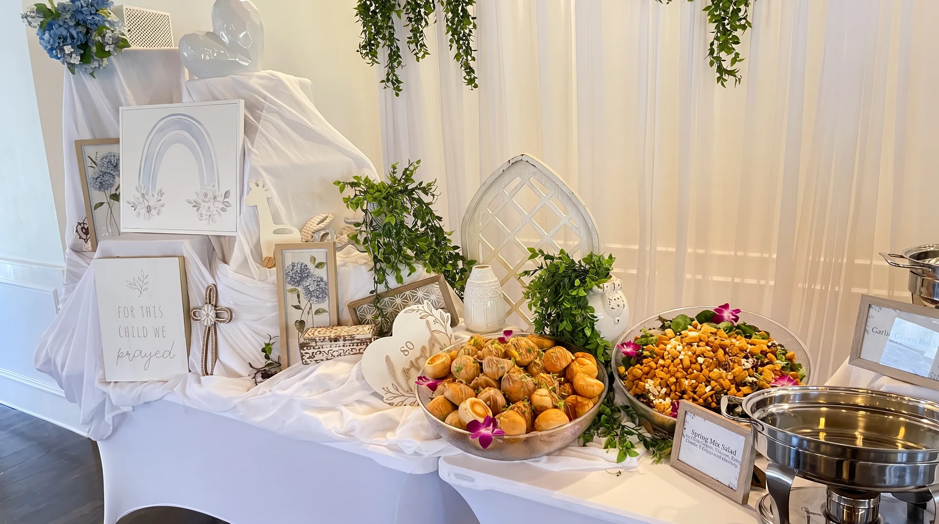 Blue & White Baptism Reception: celebration detail 13 from a Poppin Kids birthday party in Houston
