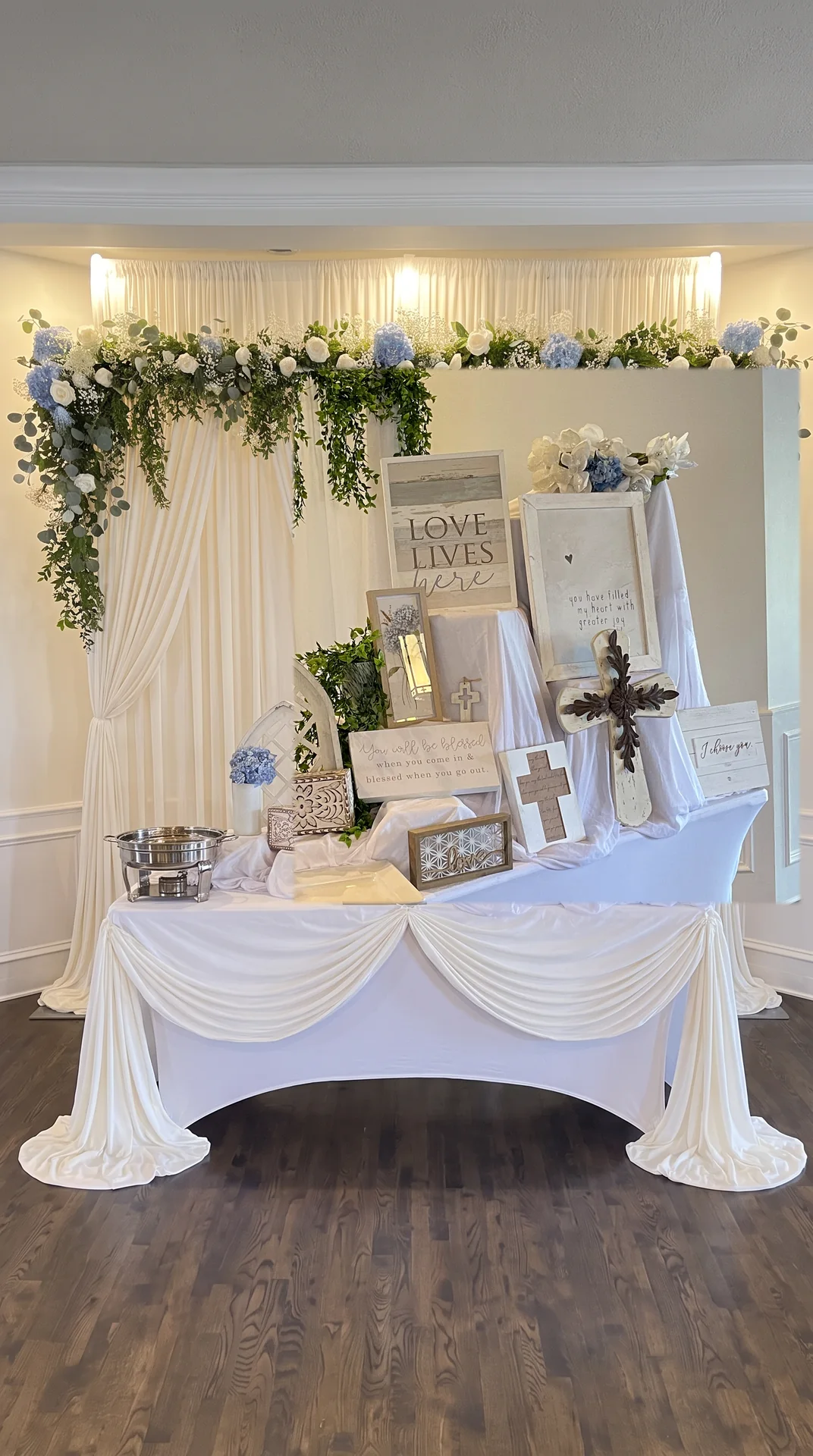 Blue & White Baptism Reception: celebration detail 21 from a Poppin Kids birthday party in Houston