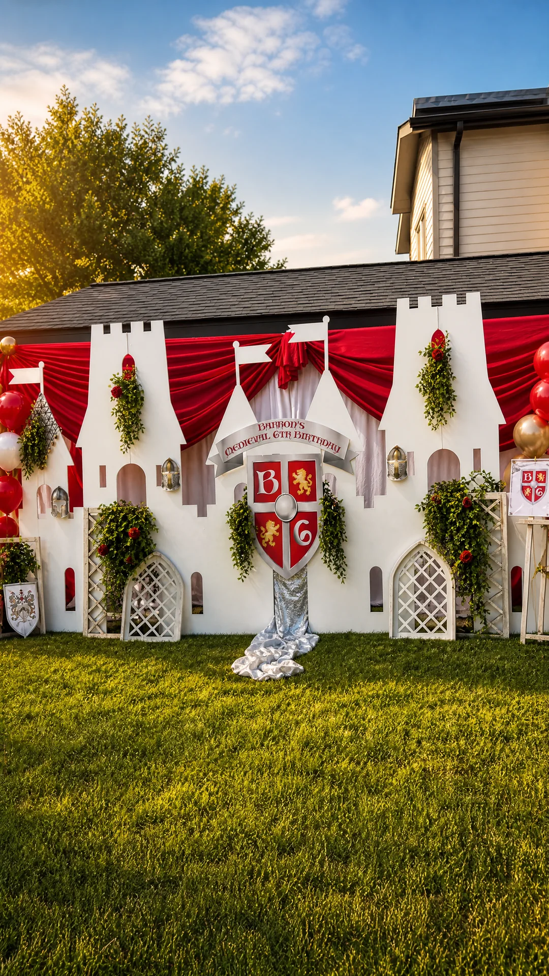 Barron's Knight Themed Birthday Party: celebration detail 8 from a Poppin Kids birthday party in Houston