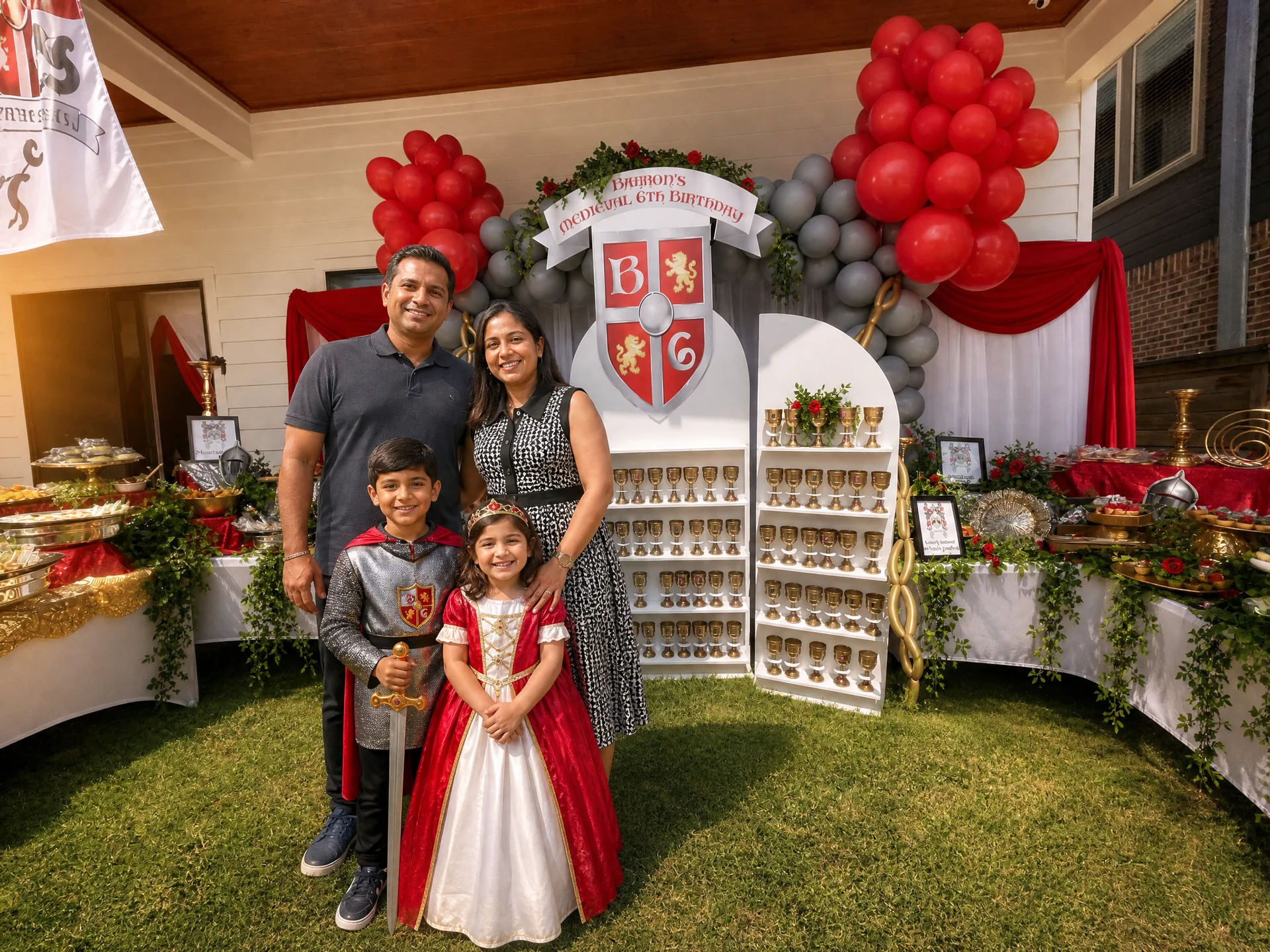 Barron's Knight Themed Birthday Party: celebration detail 16 from a Poppin Kids birthday party in Houston