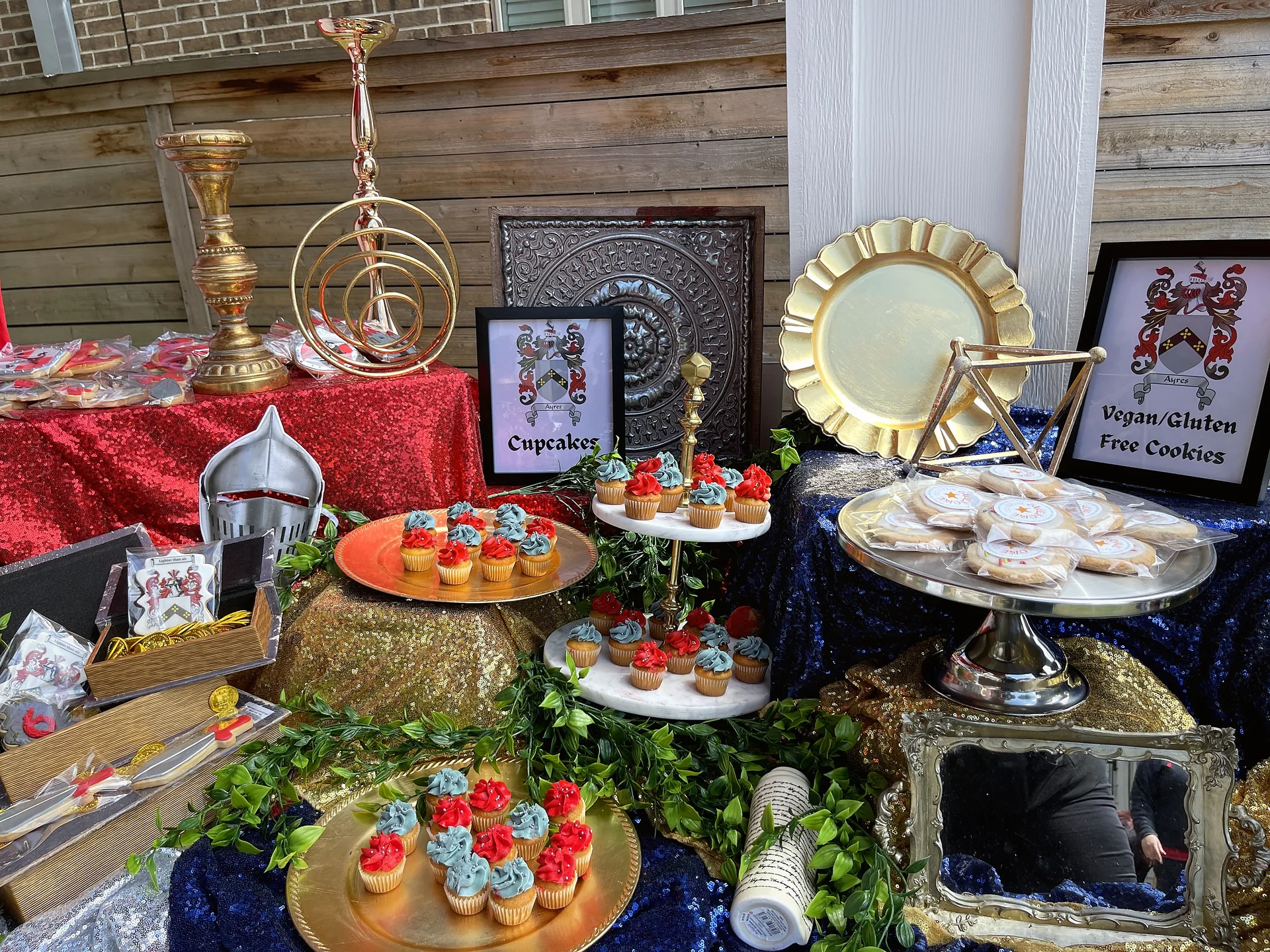 Barron's Knight Themed Birthday Party: celebration detail 3 from a Poppin Kids birthday party in Houston