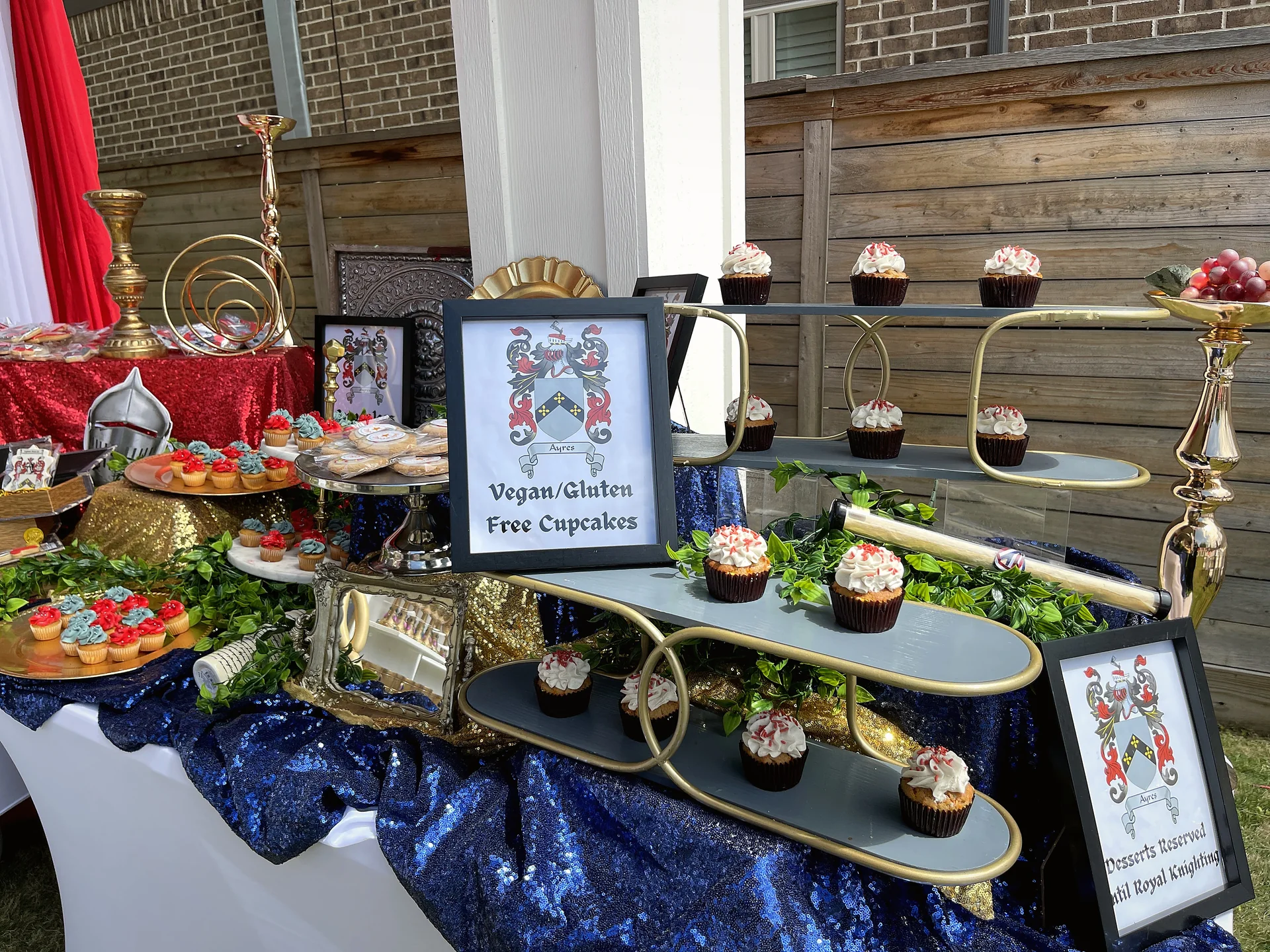 Barron's Knight Themed Birthday Party: celebration detail 30 from a Poppin Kids birthday party in Houston