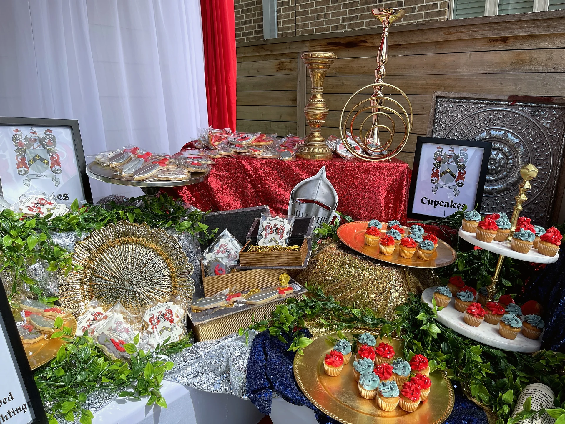 Barron's Knight Themed Birthday Party: celebration detail 32 from a Poppin Kids birthday party in Houston
